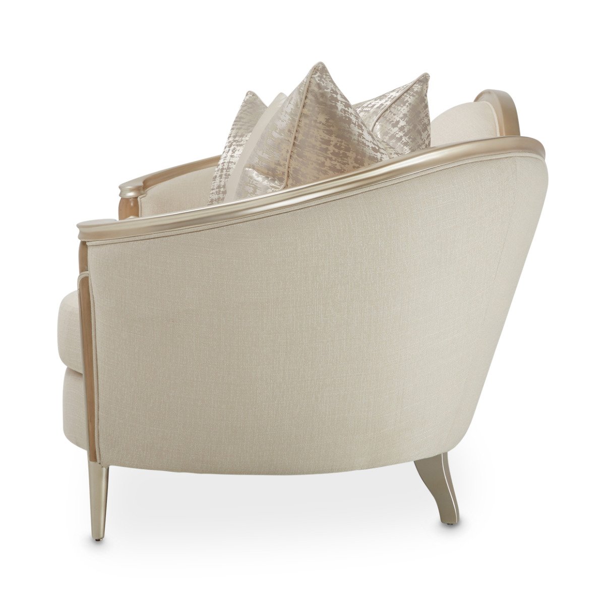 AICO Villa Cherie Sofa in Caramel - Luxury Home Furniture (MI)