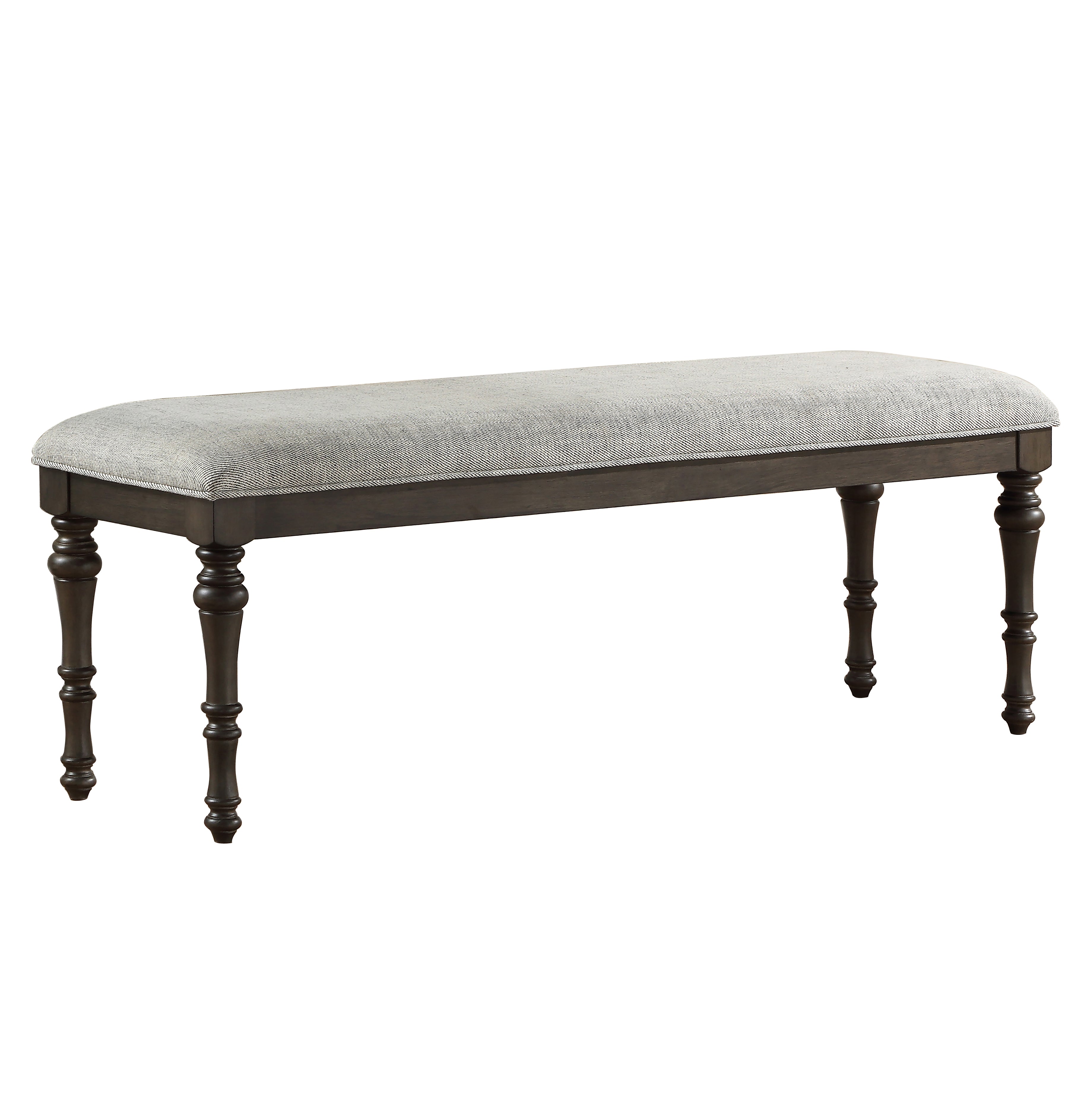 Steve Silver Linnett Bench in Slate - Luxury Home Furniture (MI)