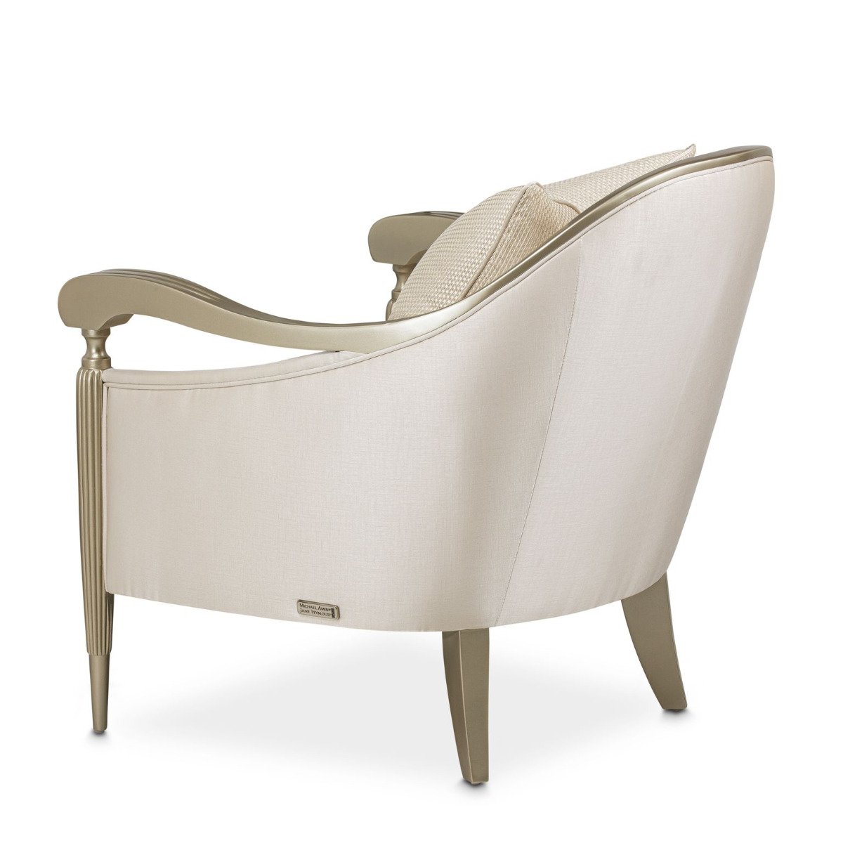 AICO London Place Accent Chair in Champagne - Luxury Home Furniture (MI)