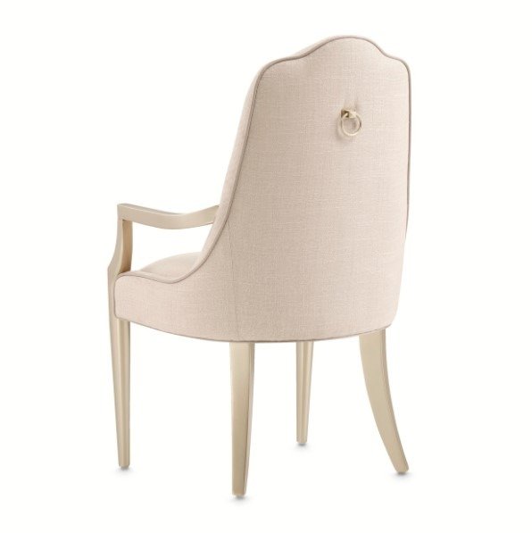 AICO Malibu Crest Arm Chair in Chardonnay (Set of 2) - Luxury Home Furniture (MI)